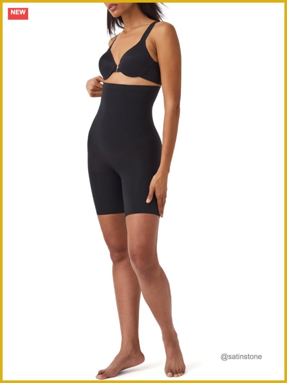 High-Waisted Mid-Thigh Shaping Shorts Level 4 Control